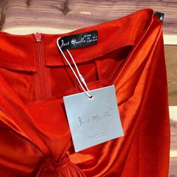 Women Spaghetti Strap Hollow Out Mini Dress‎ Low-Cut V Neck Silky Party Night - Picture 7 of 7